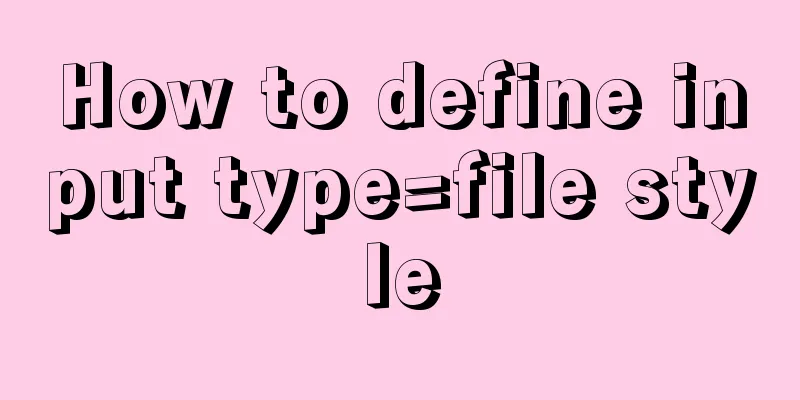 How to define input type=file style