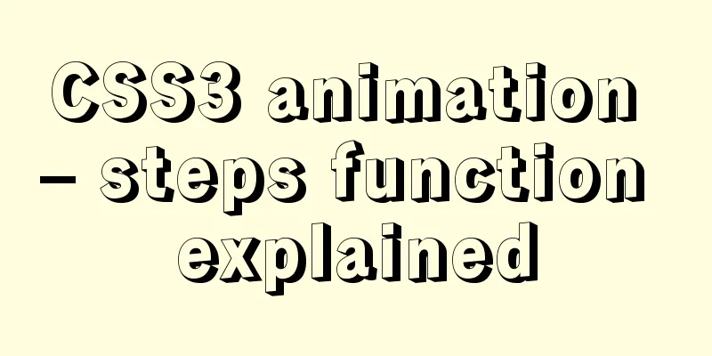 CSS3 animation – steps function explained
