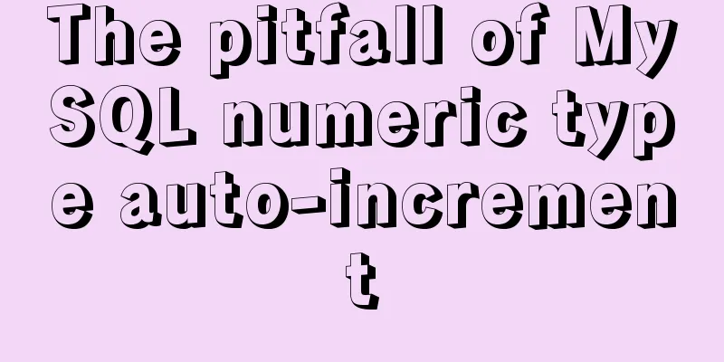 The pitfall of MySQL numeric type auto-increment