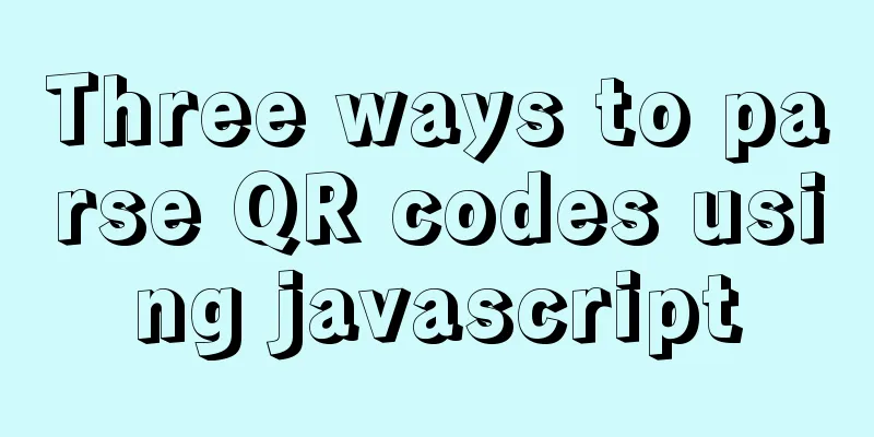 Three ways to parse QR codes using javascript