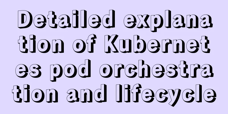 Detailed explanation of Kubernetes pod orchestration and lifecycle