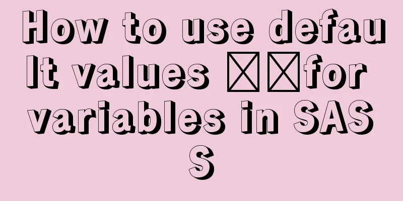 How to use default values ​​for variables in SASS