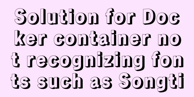 Solution for Docker container not recognizing fonts such as Songti