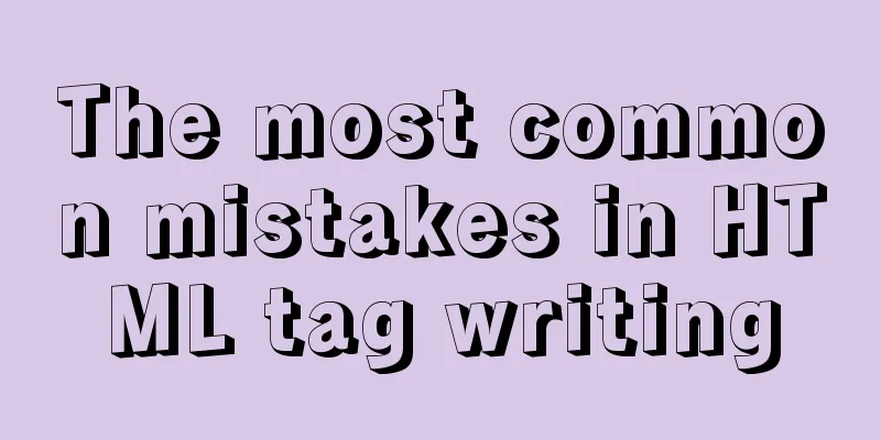 The most common mistakes in HTML tag writing
