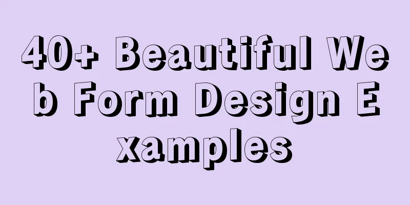 40+ Beautiful Web Form Design Examples