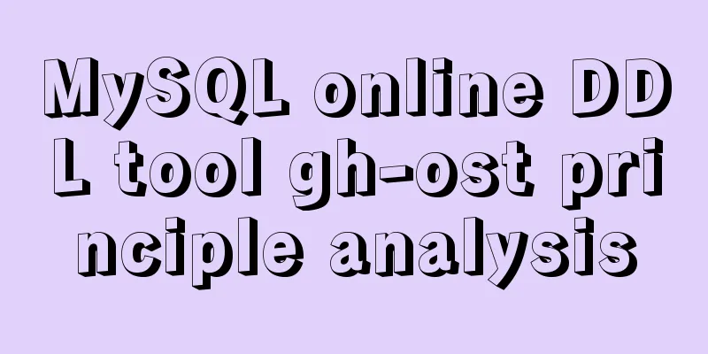MySQL online DDL tool gh-ost principle analysis