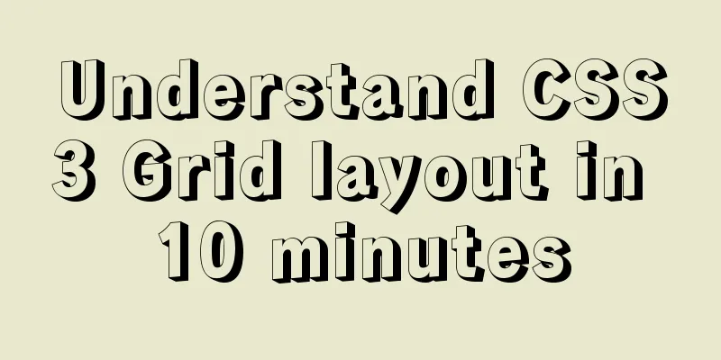 Understand CSS3 Grid layout in 10 minutes