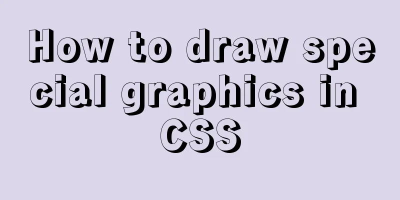 How to draw special graphics in CSS