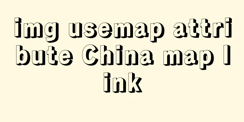 img usemap attribute China map link