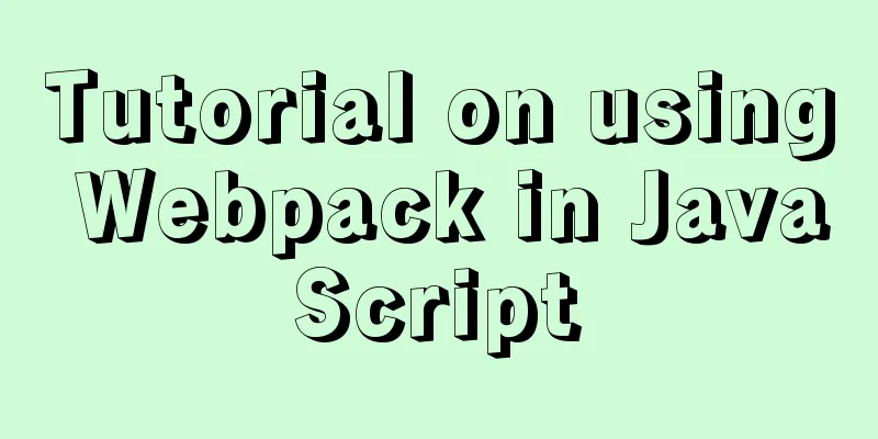 Tutorial on using Webpack in JavaScript