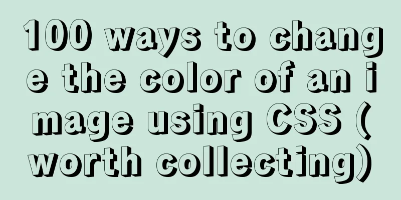 100 ways to change the color of an image using CSS (worth collecting)