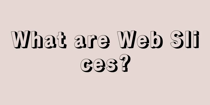 What are Web Slices?