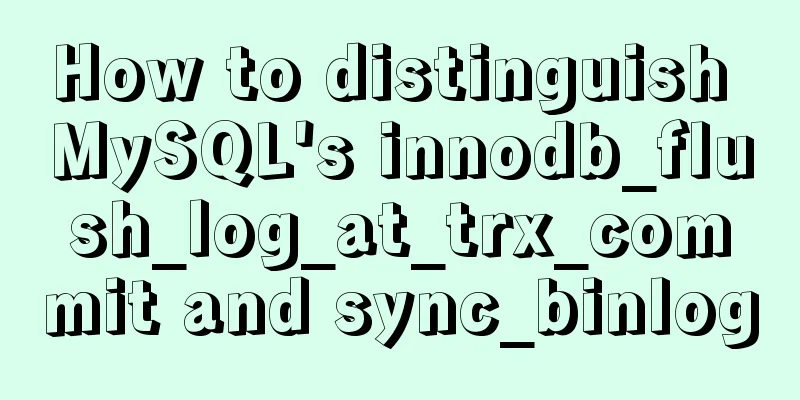 How to distinguish MySQL's innodb_flush_log_at_trx_commit and sync_binlog