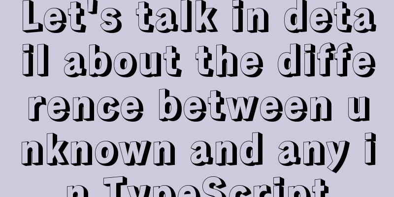 Let's talk in detail about the difference between unknown and any in TypeScript