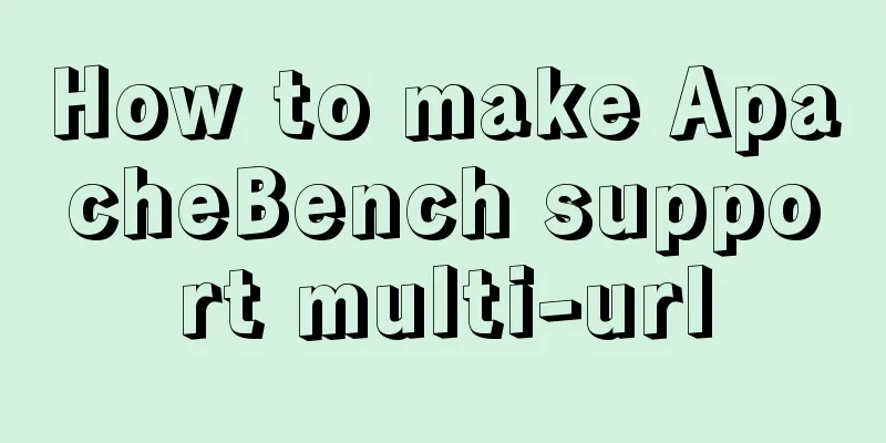 How to make ApacheBench support multi-url