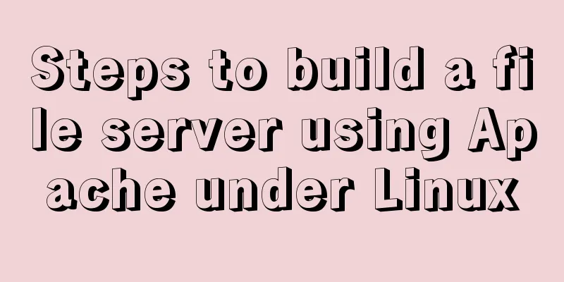 Steps to build a file server using Apache under Linux
