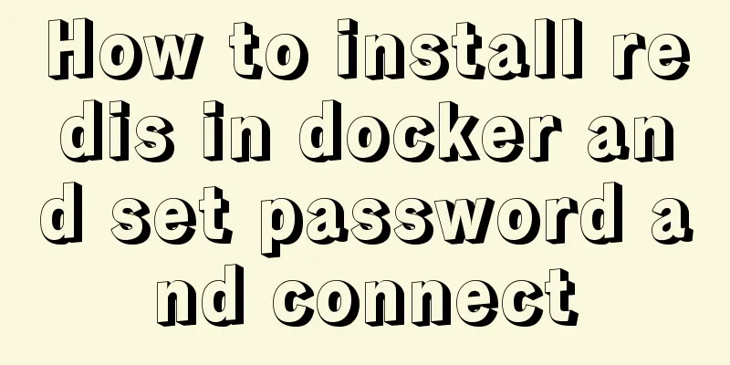 How to install redis in docker and set password and connect