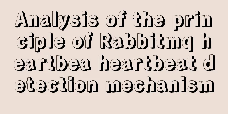 Analysis of the principle of Rabbitmq heartbea heartbeat detection mechanism