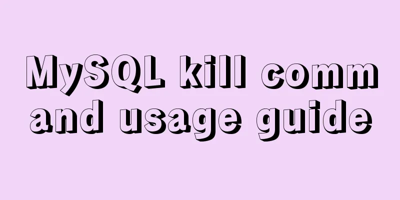 MySQL kill command usage guide