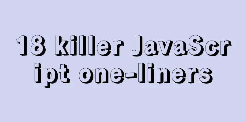 18 killer JavaScript one-liners