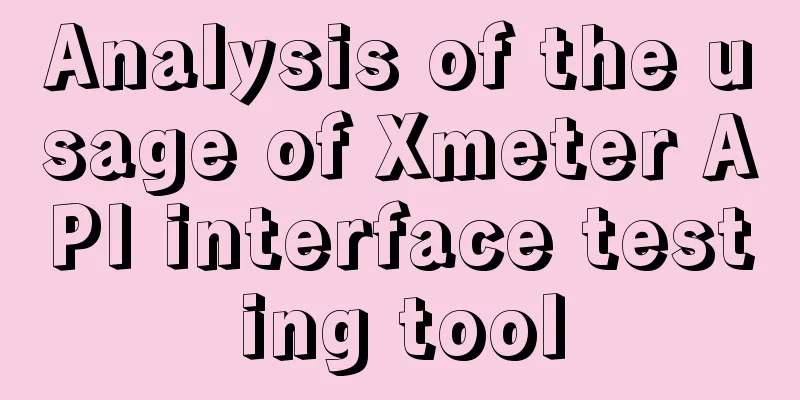 Analysis of the usage of Xmeter API interface testing tool