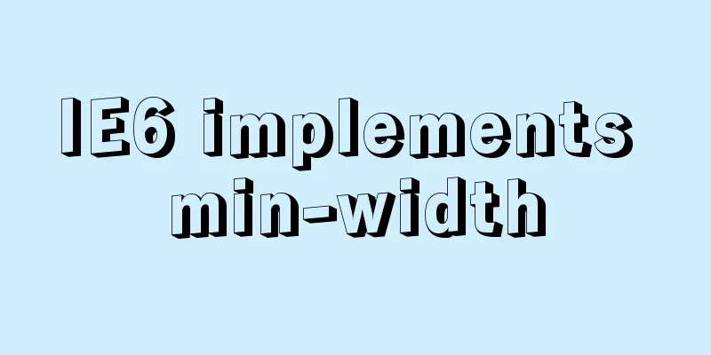 IE6 implements min-width