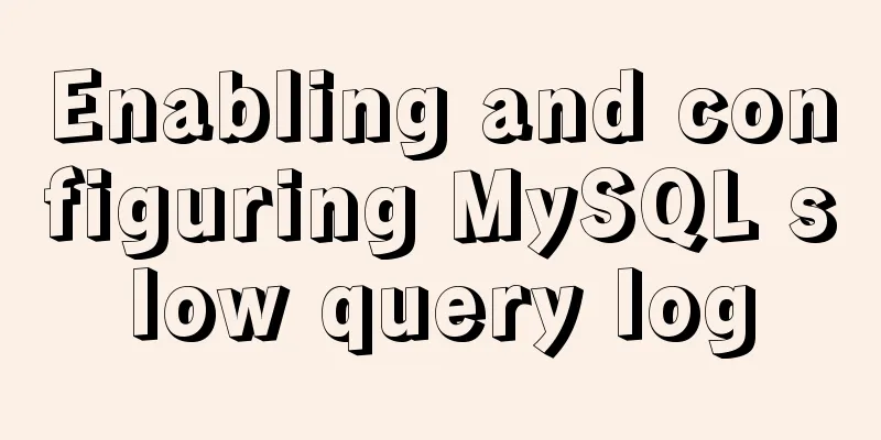 Enabling and configuring MySQL slow query log