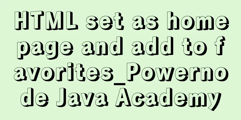 HTML set as homepage and add to favorites_Powernode Java Academy