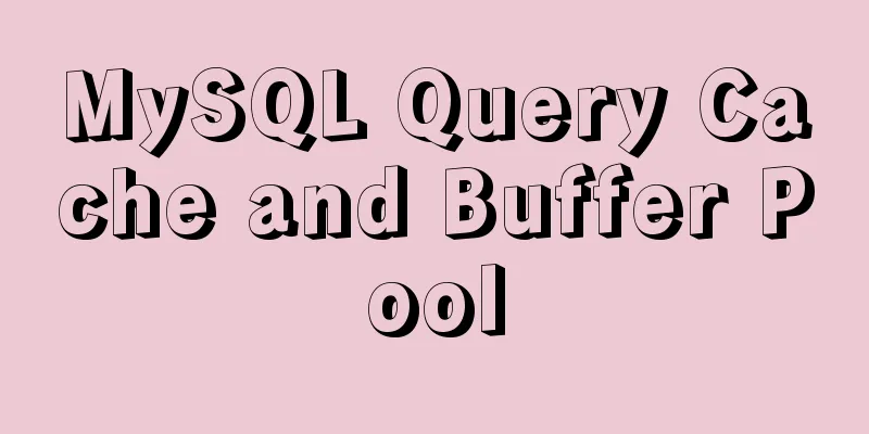 MySQL Query Cache and Buffer Pool