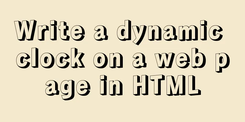 Write a dynamic clock on a web page in HTML