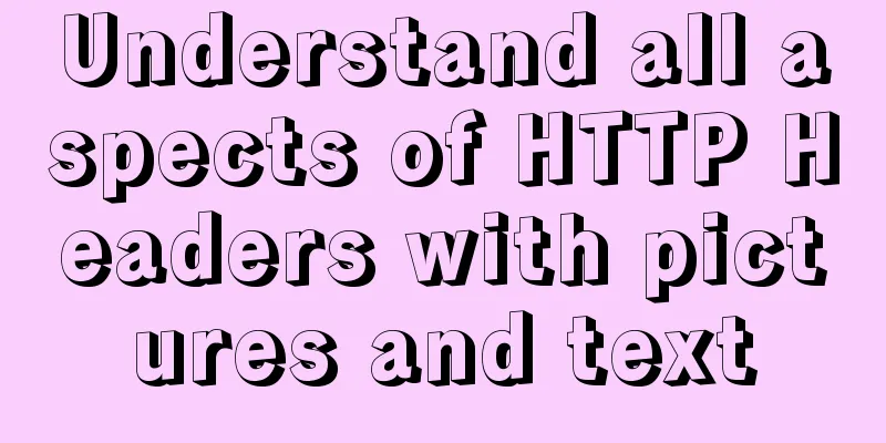 Understand all aspects of HTTP Headers with pictures and text