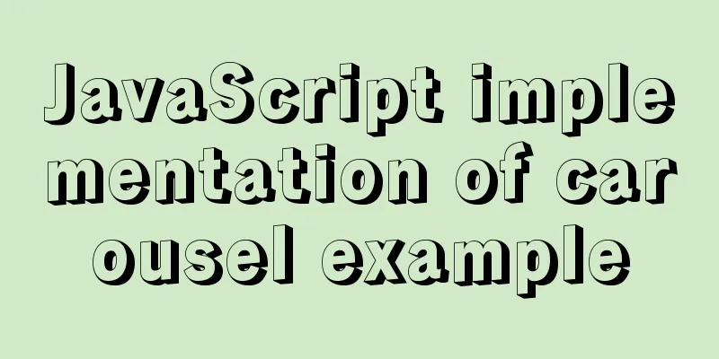 JavaScript implementation of carousel example