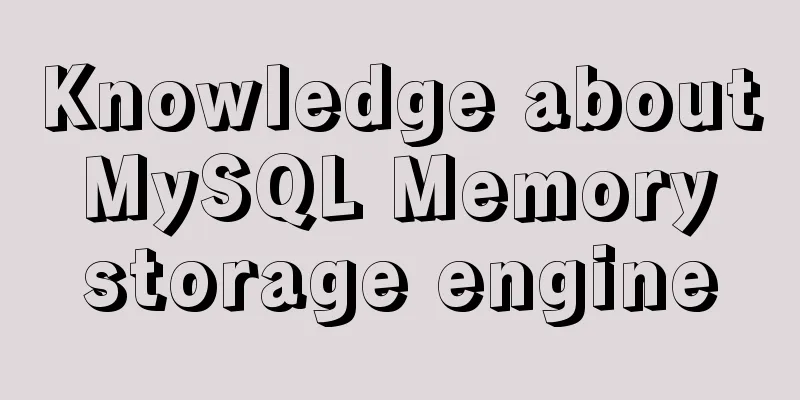 Knowledge about MySQL Memory storage engine