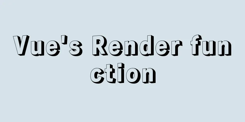 Vue's Render function