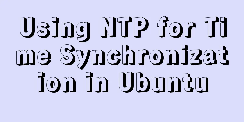 Using NTP for Time Synchronization in Ubuntu