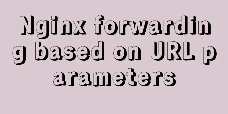 Nginx forwarding based on URL parameters