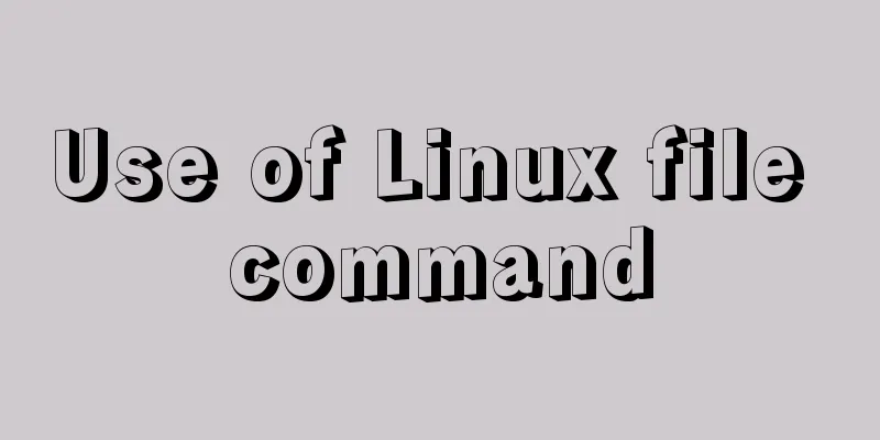 Use of Linux file command