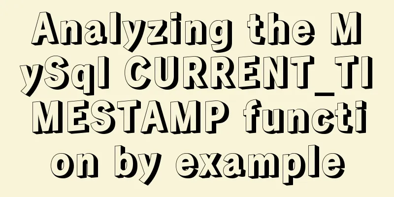 Analyzing the MySql CURRENT_TIMESTAMP function by example