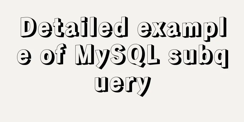 Detailed example of MySQL subquery