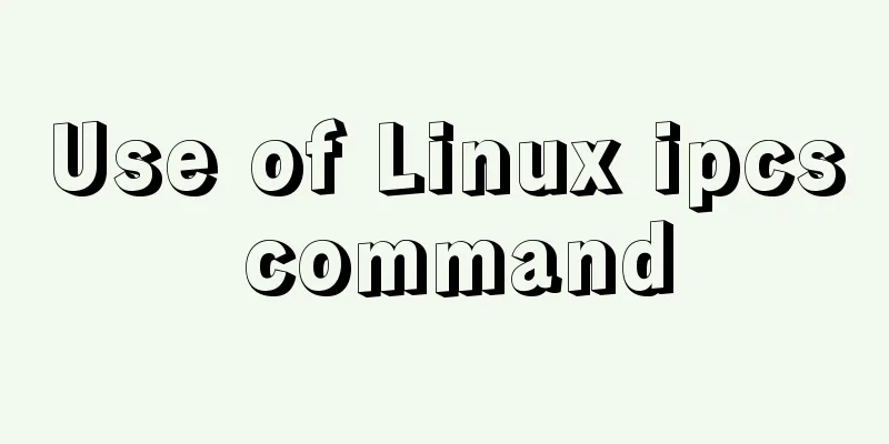 Use of Linux ipcs command