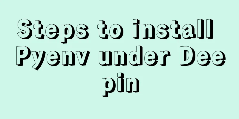 Steps to install Pyenv under Deepin