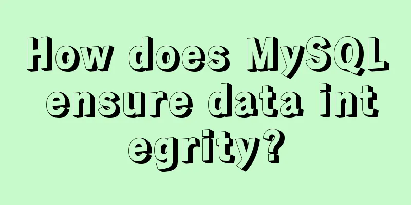 How does MySQL ensure data integrity?