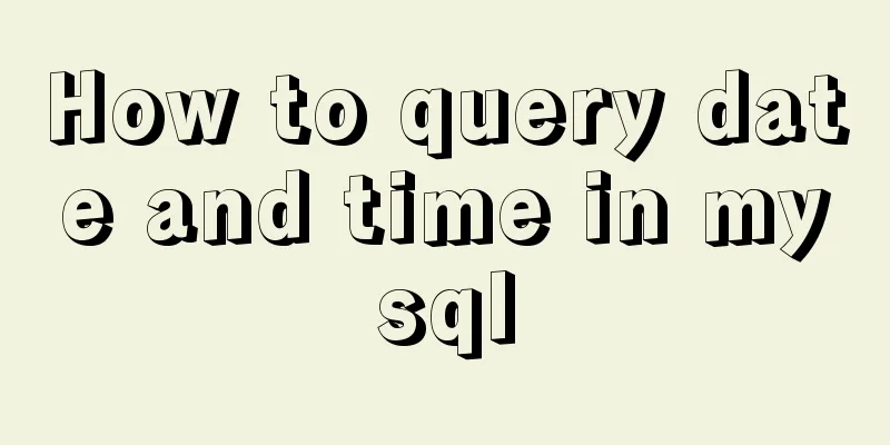 How to query date and time in mysql