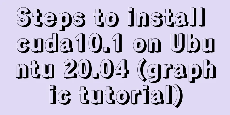 Steps to install cuda10.1 on Ubuntu 20.04 (graphic tutorial)