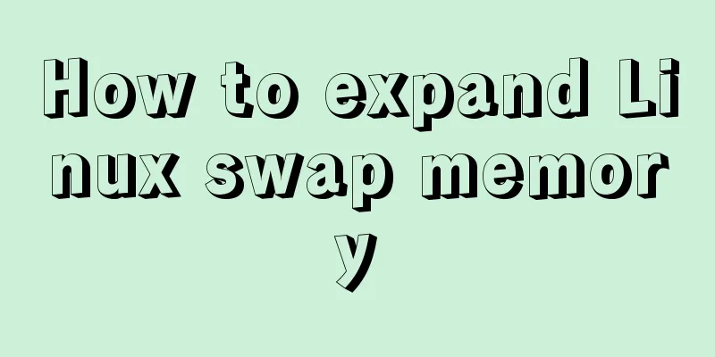 How to expand Linux swap memory