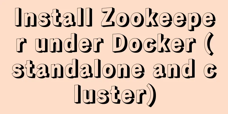 Install Zookeeper under Docker (standalone and cluster)