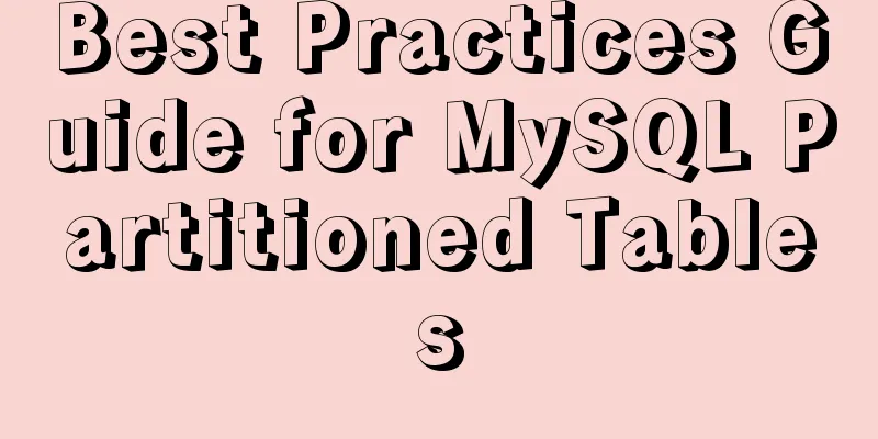 Best Practices Guide for MySQL Partitioned Tables