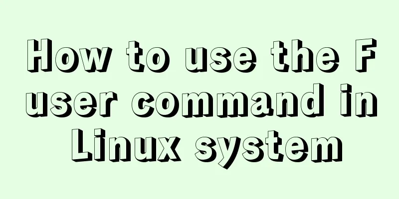 How to use the Fuser command in Linux system