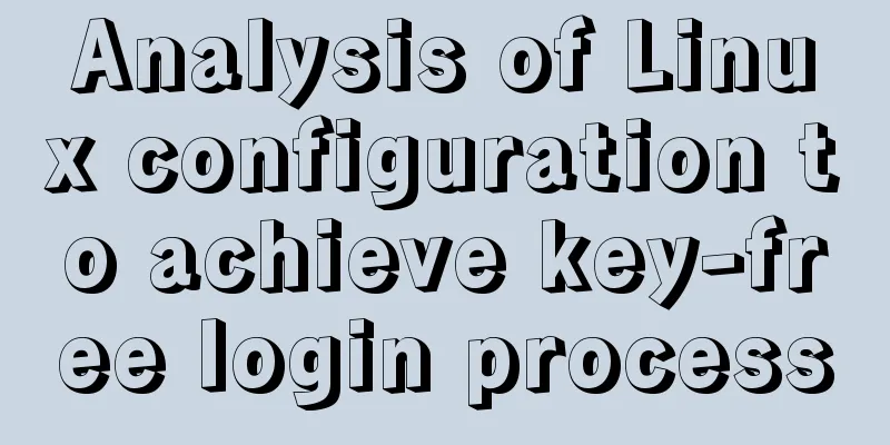 Analysis of Linux configuration to achieve key-free login process