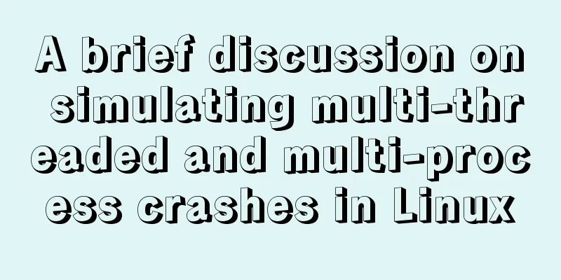 A brief discussion on simulating multi-threaded and multi-process crashes in Linux